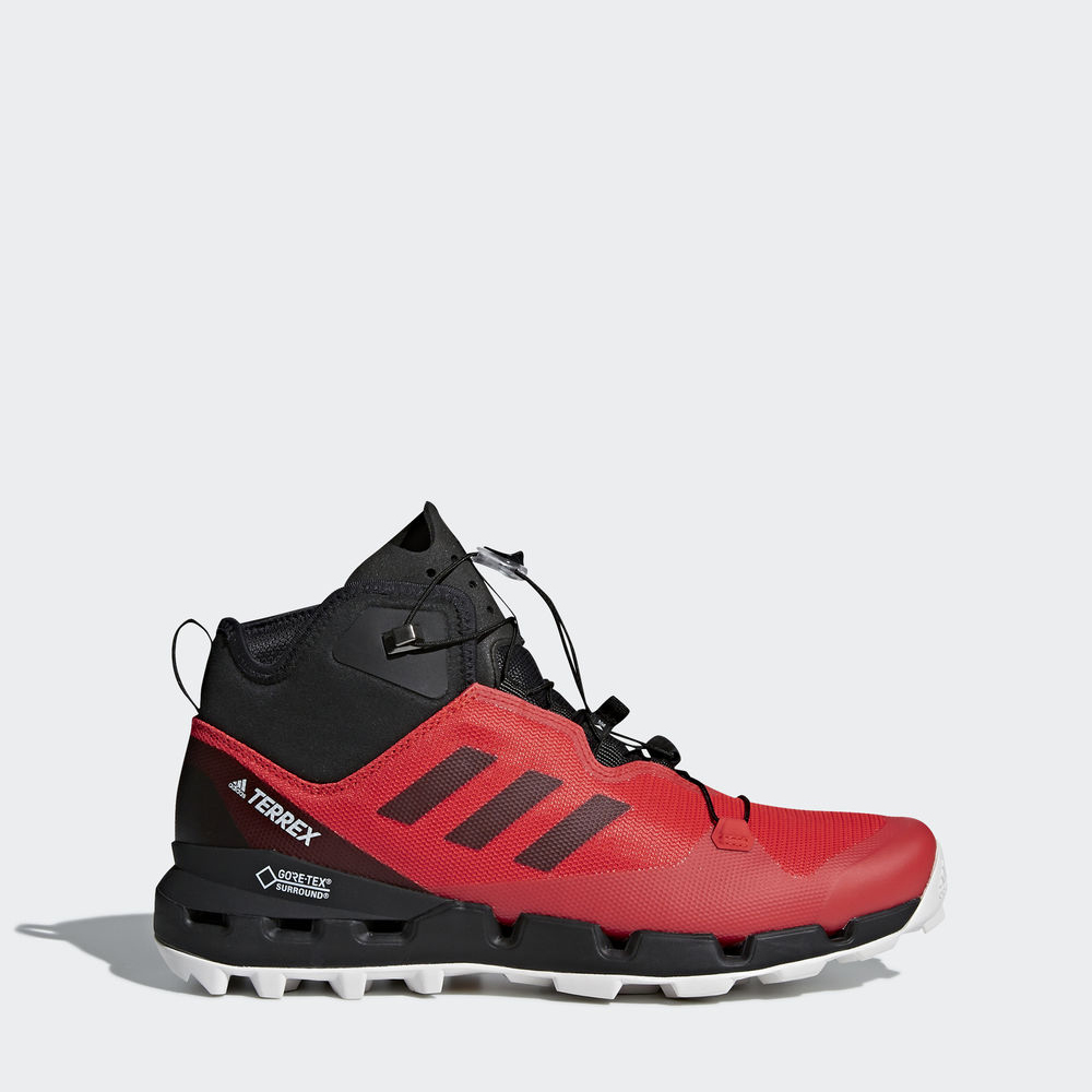 Adidas Terrex Fast Mid Gtx-surround - ορειβατικα παπουτσια ανδρικα - Κοκκινα/Μαυρα/Γκρι,Μέγεθος: EU